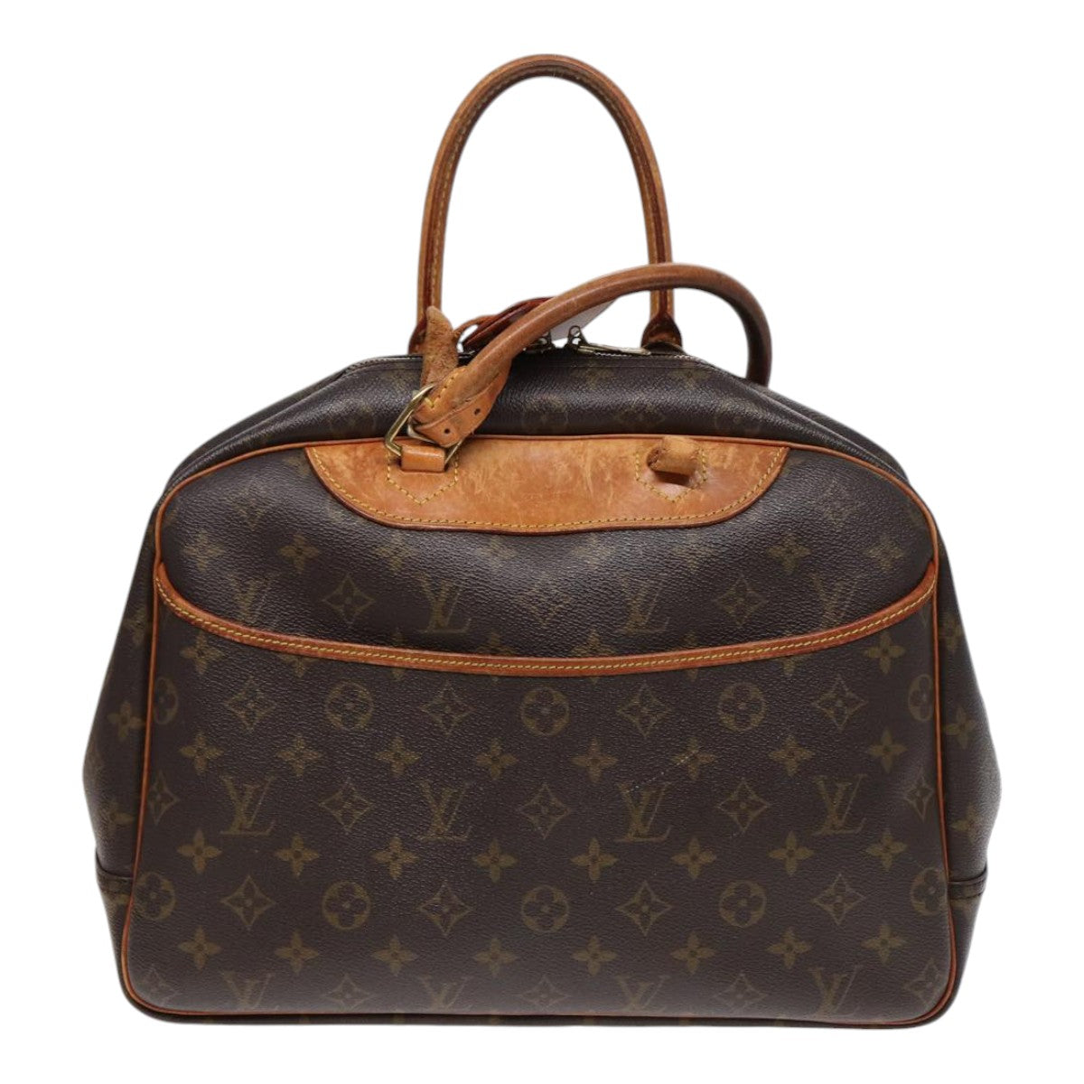 LOUIS VUITTON Monogram Deauville Hand Bag M47270 LV Auth 88554