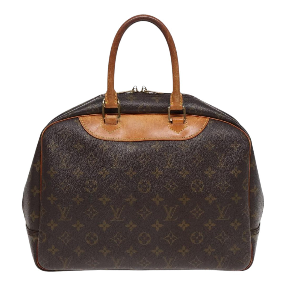 LOUIS VUITTON Monogram Deauville Hand Bag M47270 LV Auth 88554