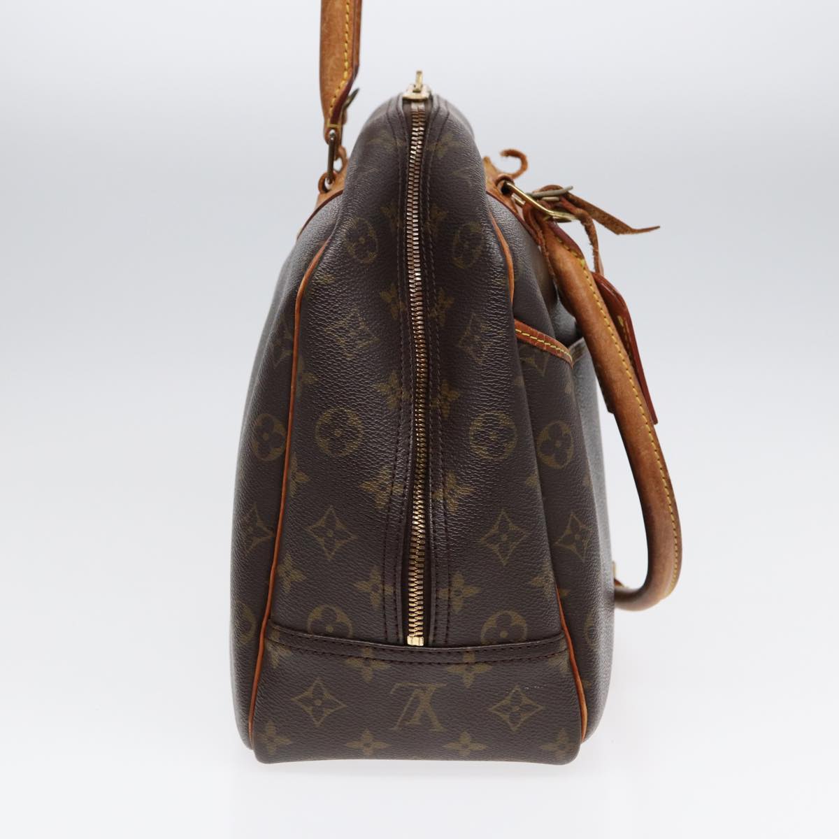 LOUIS VUITTON Monogram Deauville Hand Bag M47270 LV Auth 88554