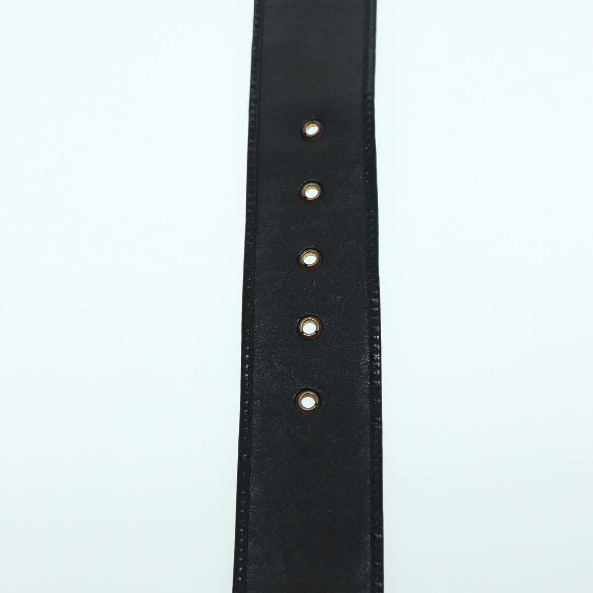 Christian Dior Trotter Canvas Belt 32.3"" Navy Auth 88570