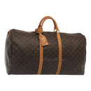 LOUIS VUITTON Monogram Keepall 60 Boston Tasche M41422 LV Auth 88579-1