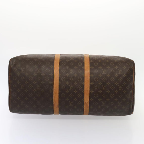 LOUIS VUITTON Monogram Keepall 60 Boston Bag M41422 LV Auth 88579