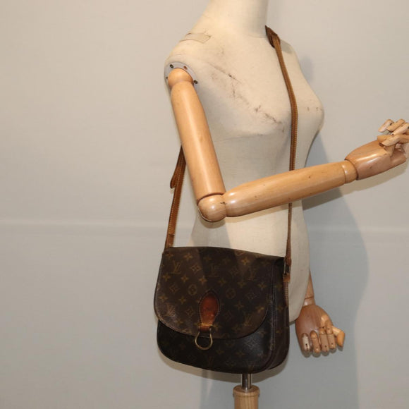LOUIS VUITTON Monogram Saint Cloud GM Shoulder Bag M51242 LV Auth 88587