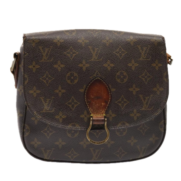 LOUIS VUITTON Monogram Saint Cloud GM Shoulder Bag M51242 LV Auth 88587
