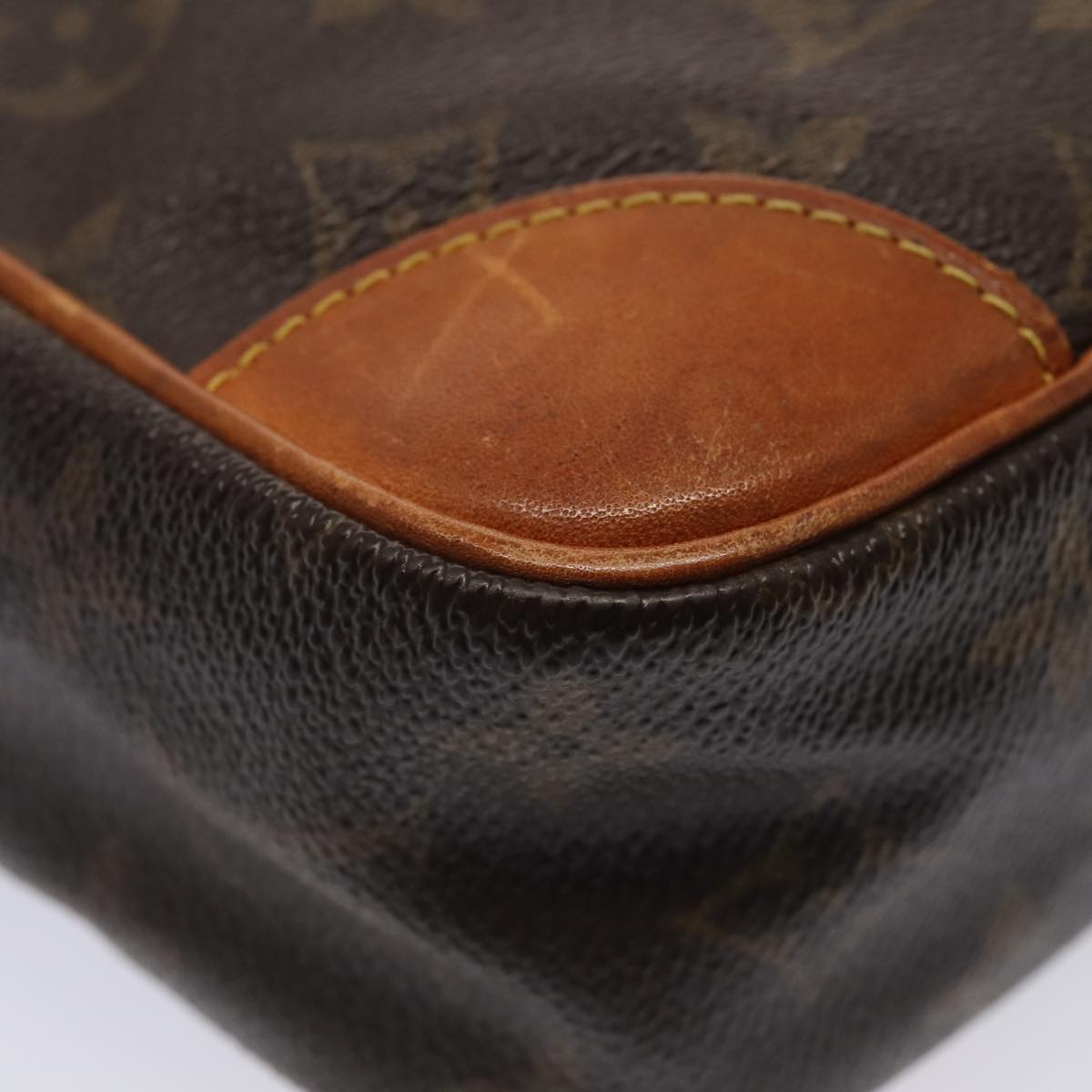 LOUIS VUITTON Monogram Compiegne 28 Clutch Bag M51845 LV Auth 88593