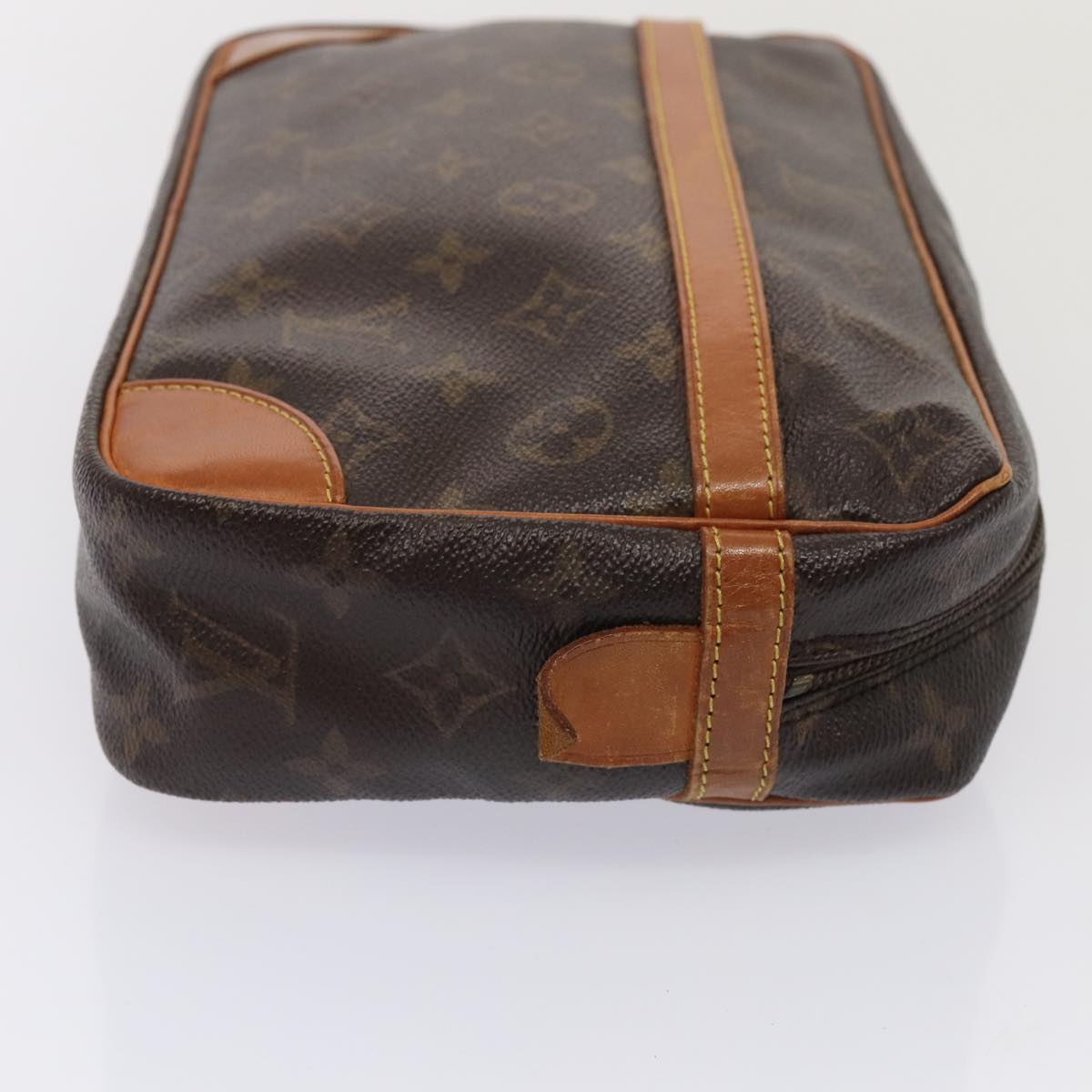 LOUIS VUITTON Monogram Compiegne 28 Clutch Bag M51845 LV Auth 88593