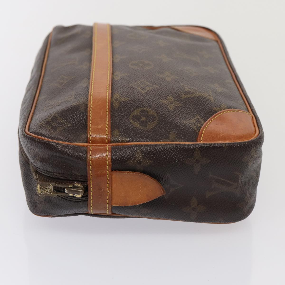 LOUIS VUITTON Monogram Compiegne 28 Clutch Bag M51845 LV Auth 88593