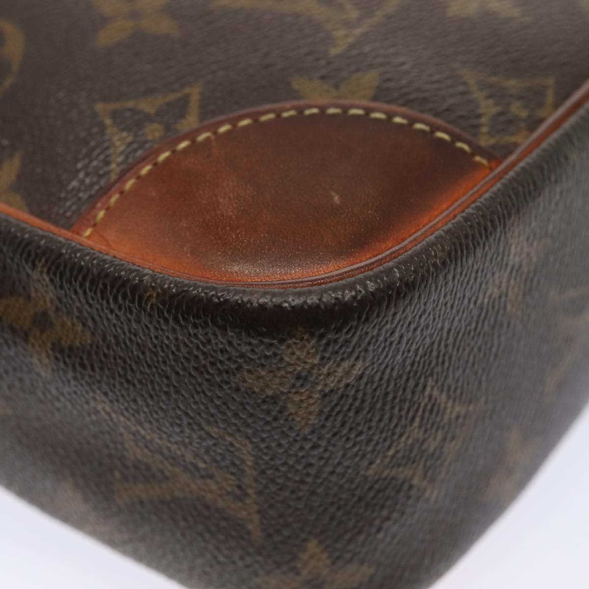 LOUIS VUITTON Monogram Compiegne 28 Clutch Bag M51845 LV Auth 88640