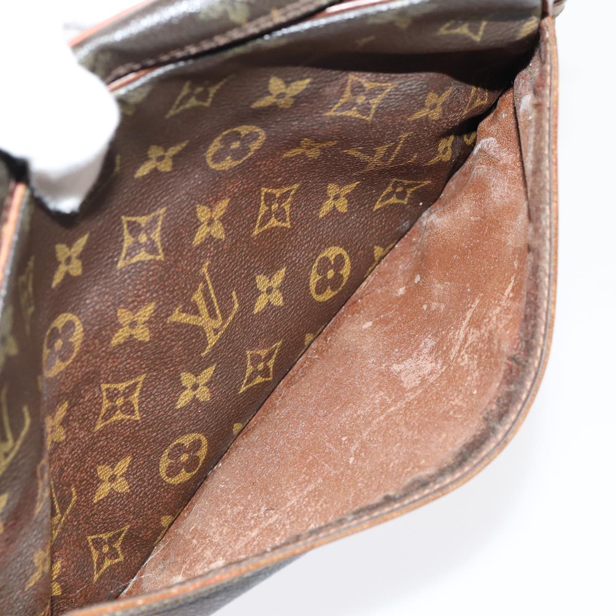 LOUIS VUITTON Monogram Compiegne 28 Clutch Bag M51845 LV Auth 88640