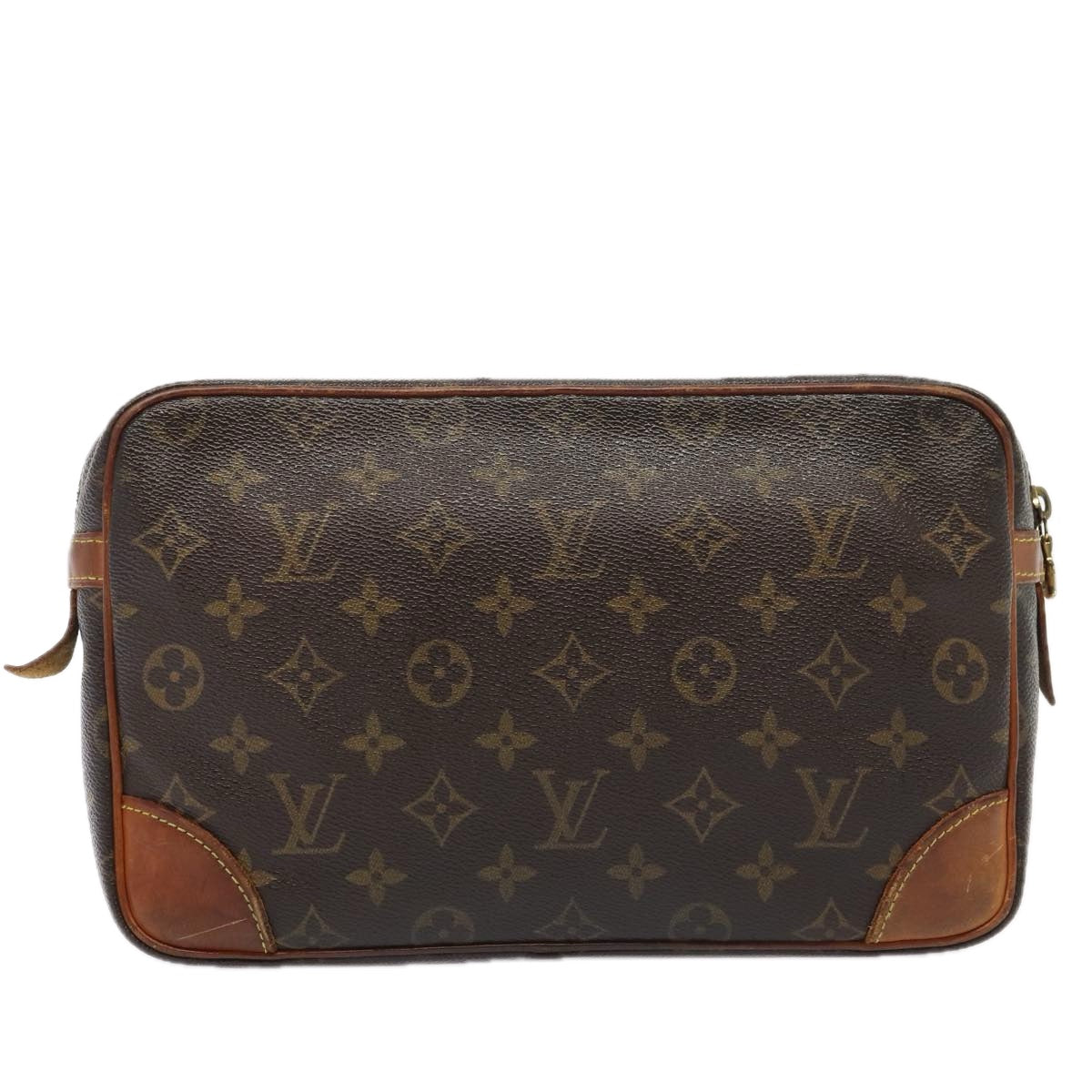 LOUIS VUITTON Monogram Compiegne 28 Clutch Bag M51845 LV Auth 88640 - 0