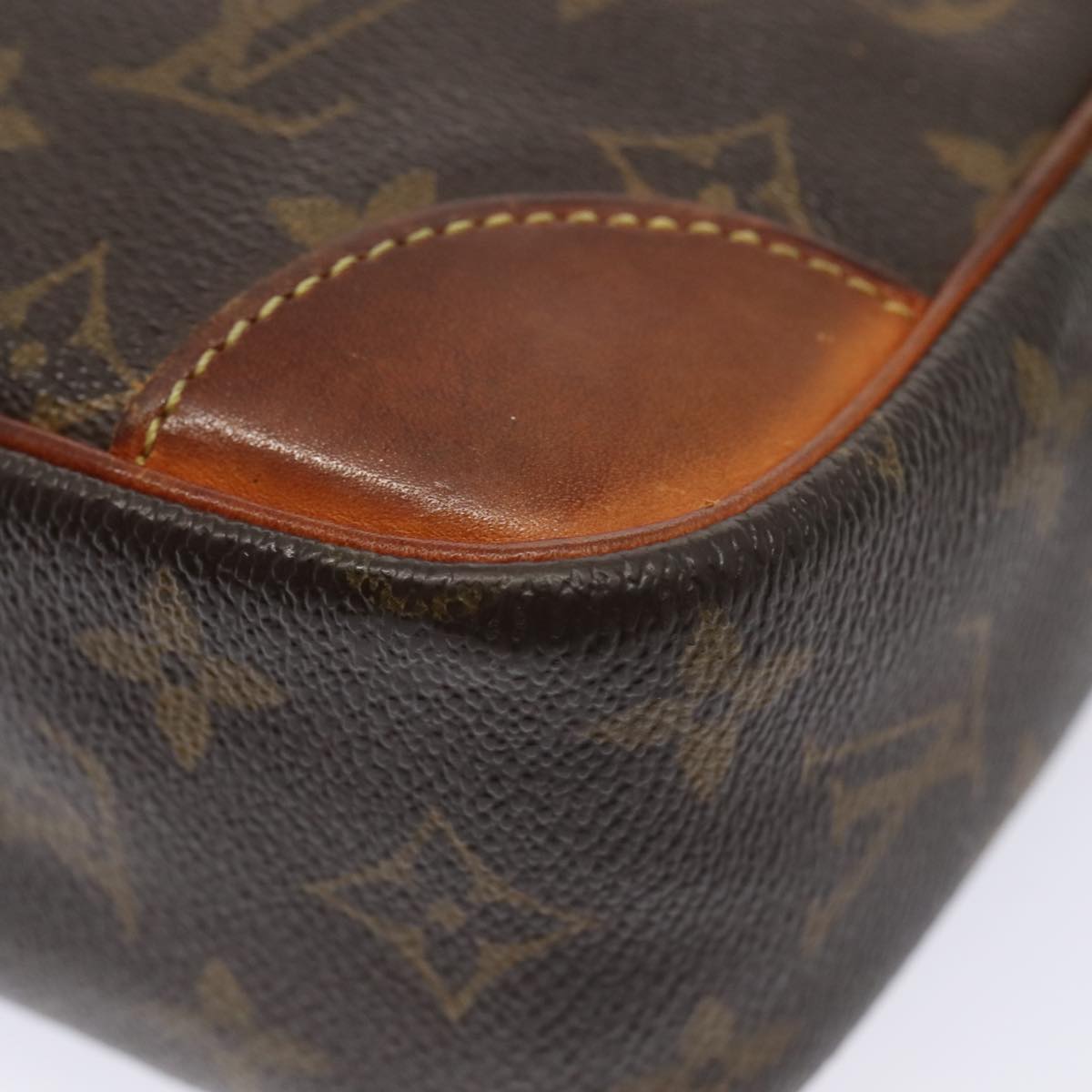 LOUIS VUITTON Monogram Compiegne 28 Clutch Bag M51845 LV Auth 88640