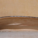 LOEWE Anagram Attache Case Trunk Leather Brown Gold Auth 88655-24