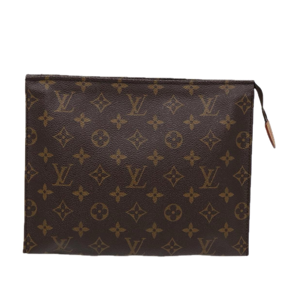 LOUIS VUITTON Monogram Poche Toilette 26 Pouch M47542 LV Auth 88697