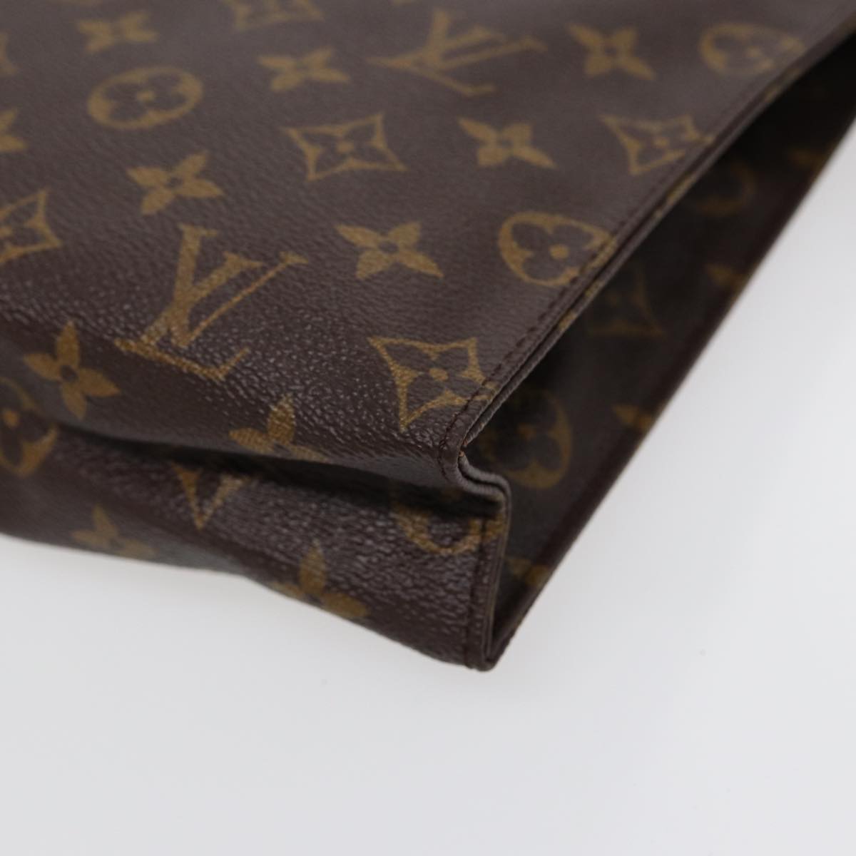 LOUIS VUITTON Monogram Poche Toilette 26 Pouch M47542 LV Auth 88697