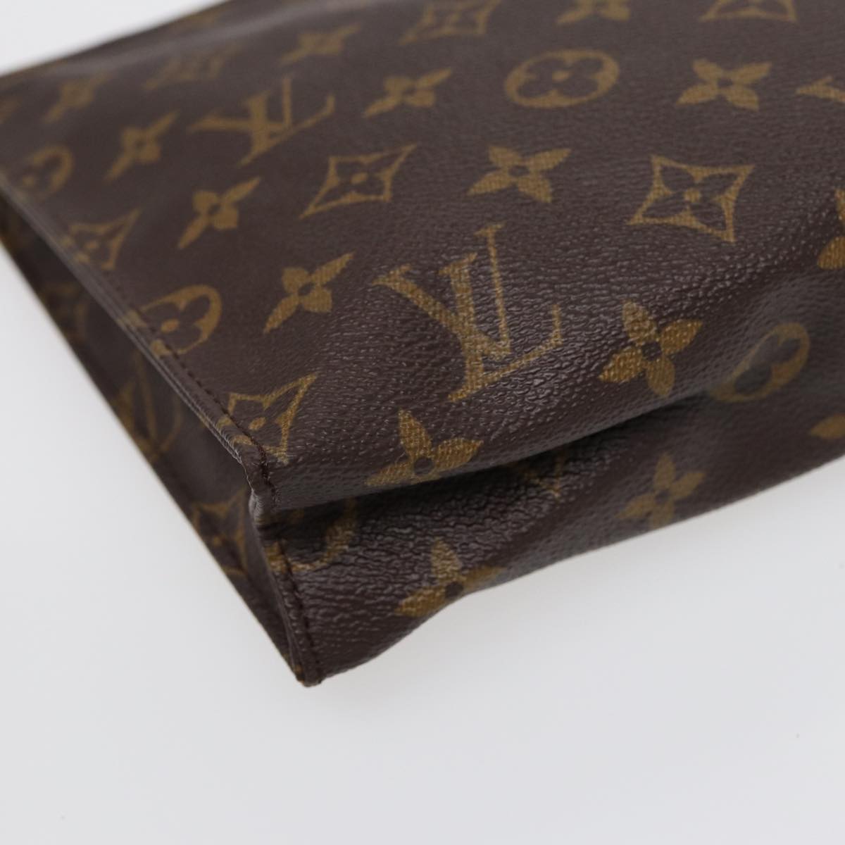 LOUIS VUITTON Monogram Poche Toilette 26 Pouch M47542 LV Auth 88697