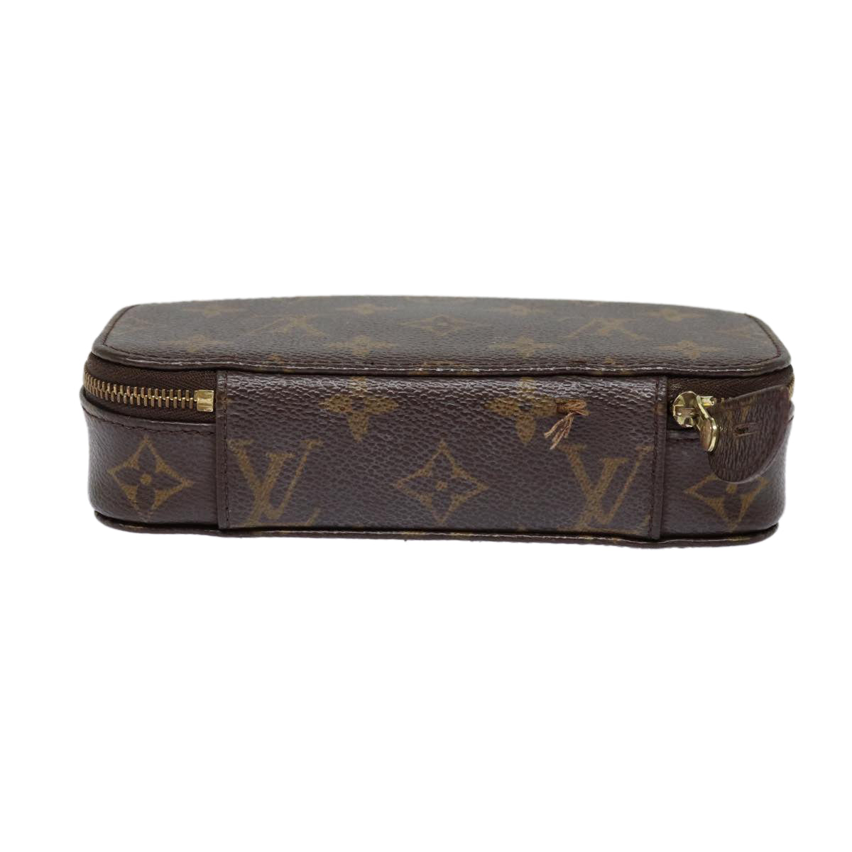 LOUIS VUITTON Monogram Poche Monte Carlo Jewelry Box M47352 LV Auth 88709 - 0