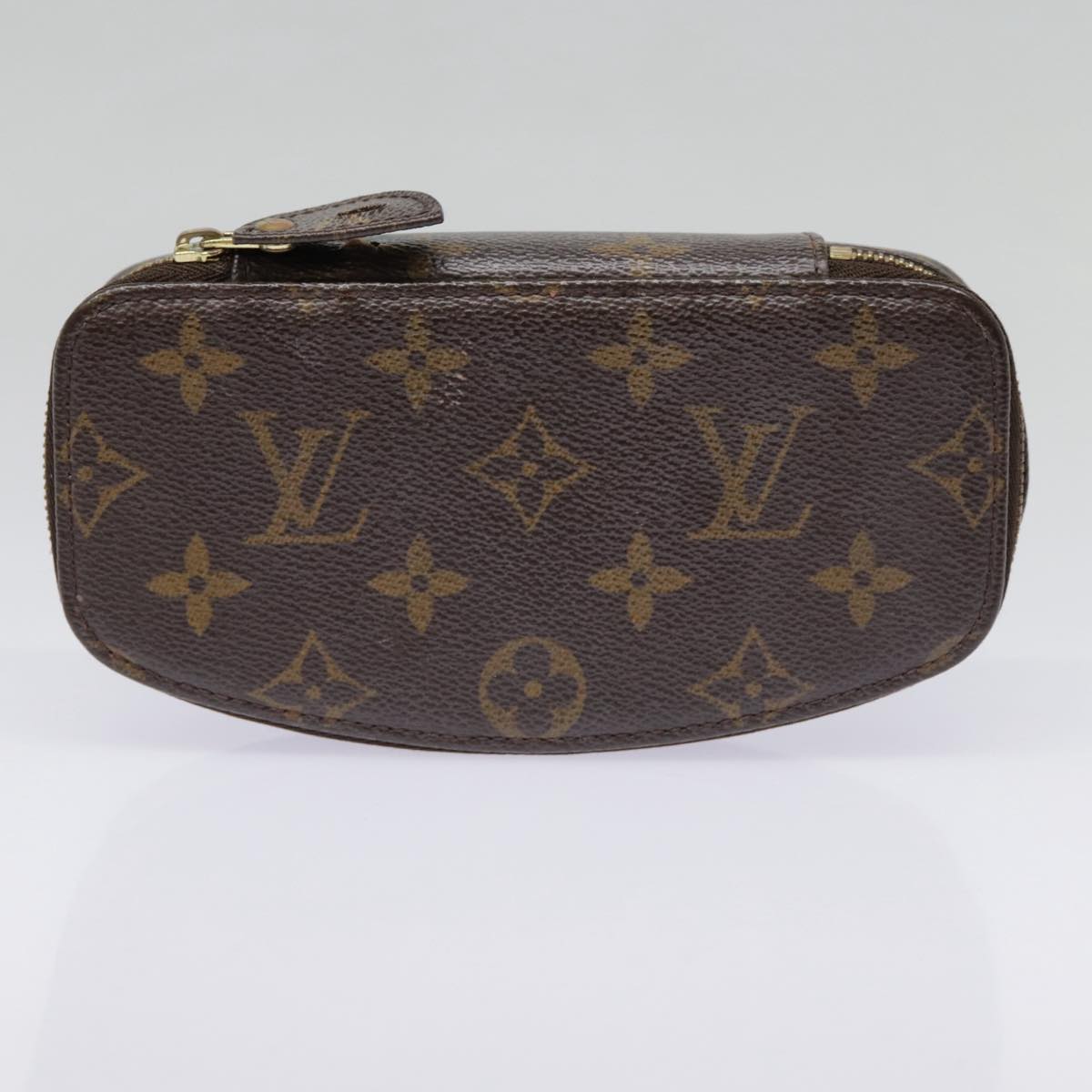 LOUIS VUITTON Monogram Poche Monte Carlo Jewelry Box M47352 LV Auth 88709