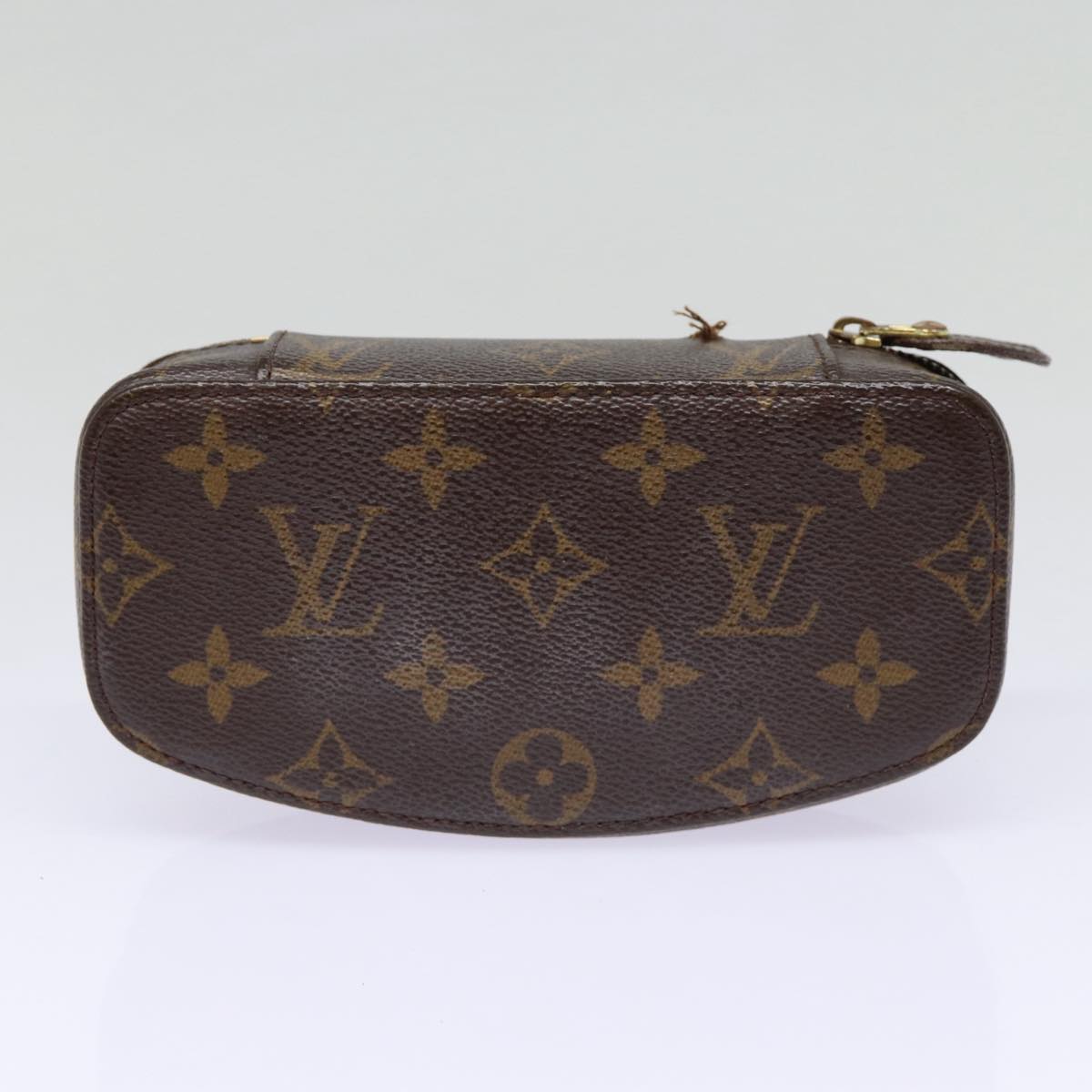 LOUIS VUITTON Monogram Poche Monte Carlo Jewelry Box M47352 LV Auth 88709