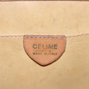 CELINE Macadam Canvas Shoulder Bag PVC Leather Brown Gold Auth 88717-20