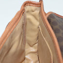 CELINE Macadam Canvas Shoulder Bag PVC Leather Brown Gold Auth 88717-22