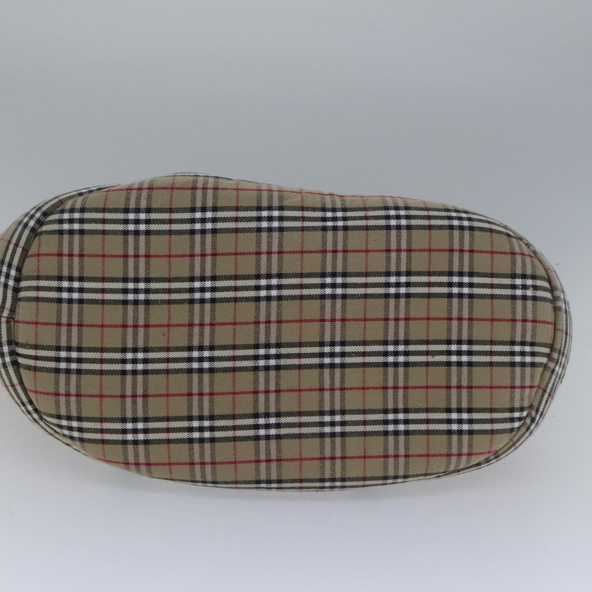 BURBERRY Nova Check Pet Case Canvas Beige Auth 88722