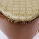 CELINE Macadam Canvas Hand Bag Beige Gold Auth 88751-16