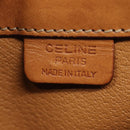 CELINE Macadam Canvas Hand Bag Beige Gold Auth 88751-23