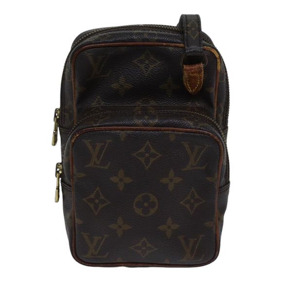LOUIS VUITTON Monogram Mini Amazon Umhängetasche M45238 LV Auth 88752