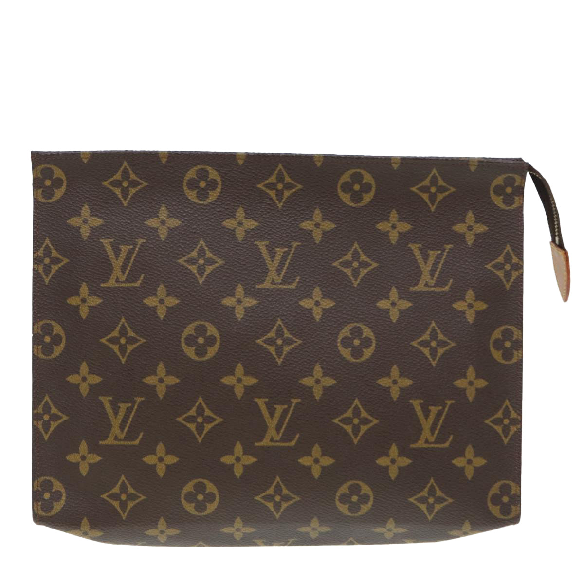 LOUIS VUITTON Monogram Poche Toilette 26 Pouch M47542 LV Auth 88766