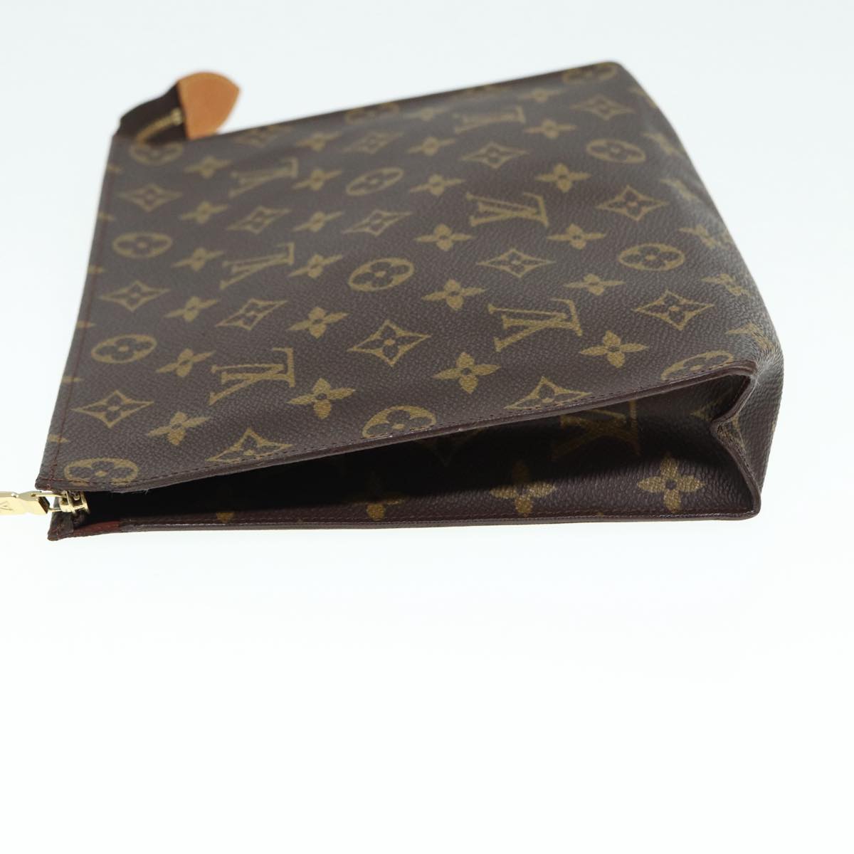 LOUIS VUITTON Monogram Poche Toilette 26 Pouch M47542 LV Auth 88766