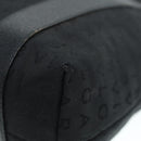 BVLGARI Tote Bag Canvas Leather Black Silver Auth 88780-16