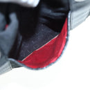 BVLGARI Tote Bag Canvas Leather Black Silver Auth 88780-20