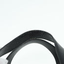 BVLGARI Tote Bag Canvas Leather Black Silver Auth 88780-8