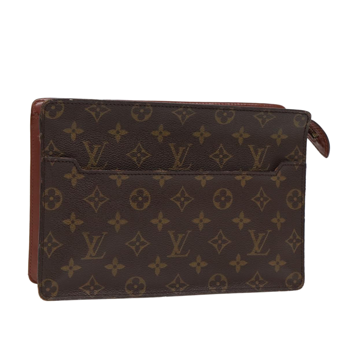 LOUIS VUITTON Monogram Pochette Homme Clutch Bag M51795 LV Auth 88798