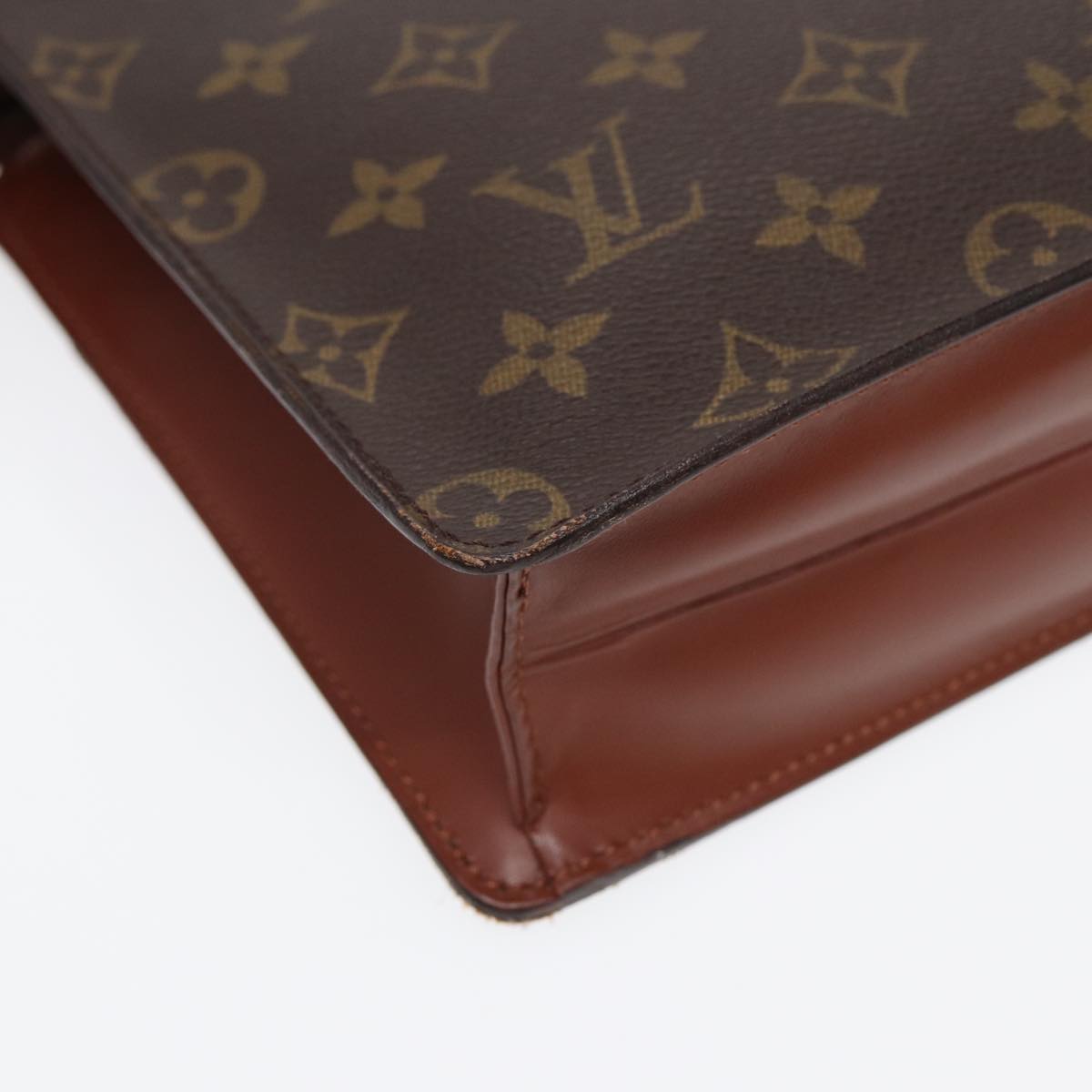 LOUIS VUITTON Monogram Pochette Homme Clutch Bag M51795 LV Auth 88798