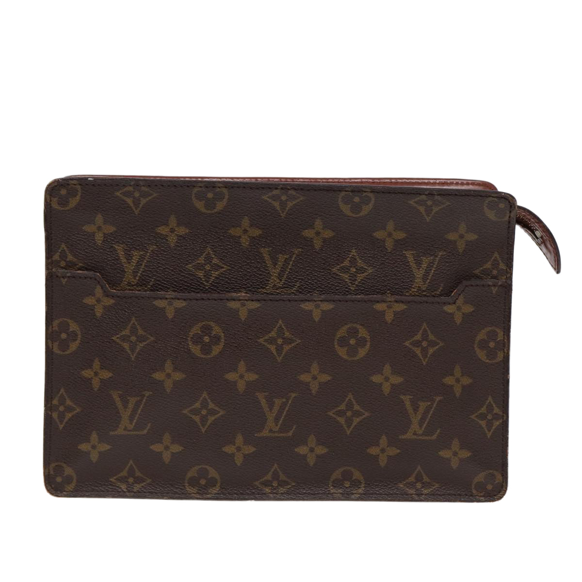 LOUIS VUITTON Monogram Pochette Homme Clutch Bag M51795 LV Auth 88798