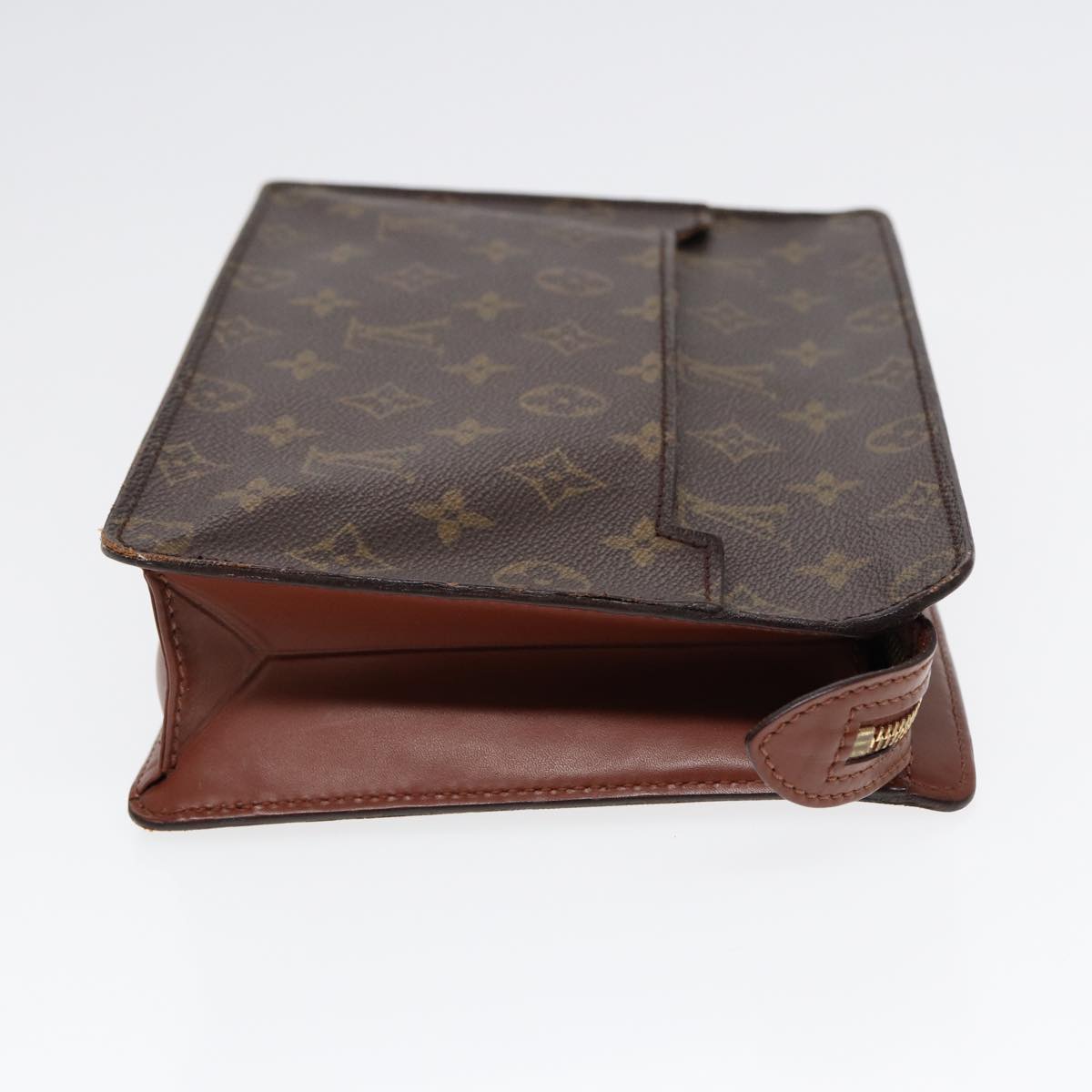 LOUIS VUITTON Monogram Pochette Homme Clutch Bag M51795 LV Auth 88798