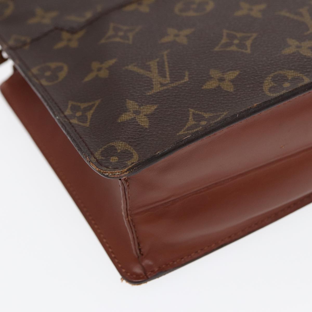 LOUIS VUITTON Monogram Pochette Homme Clutch Bag M51795 LV Auth 88798