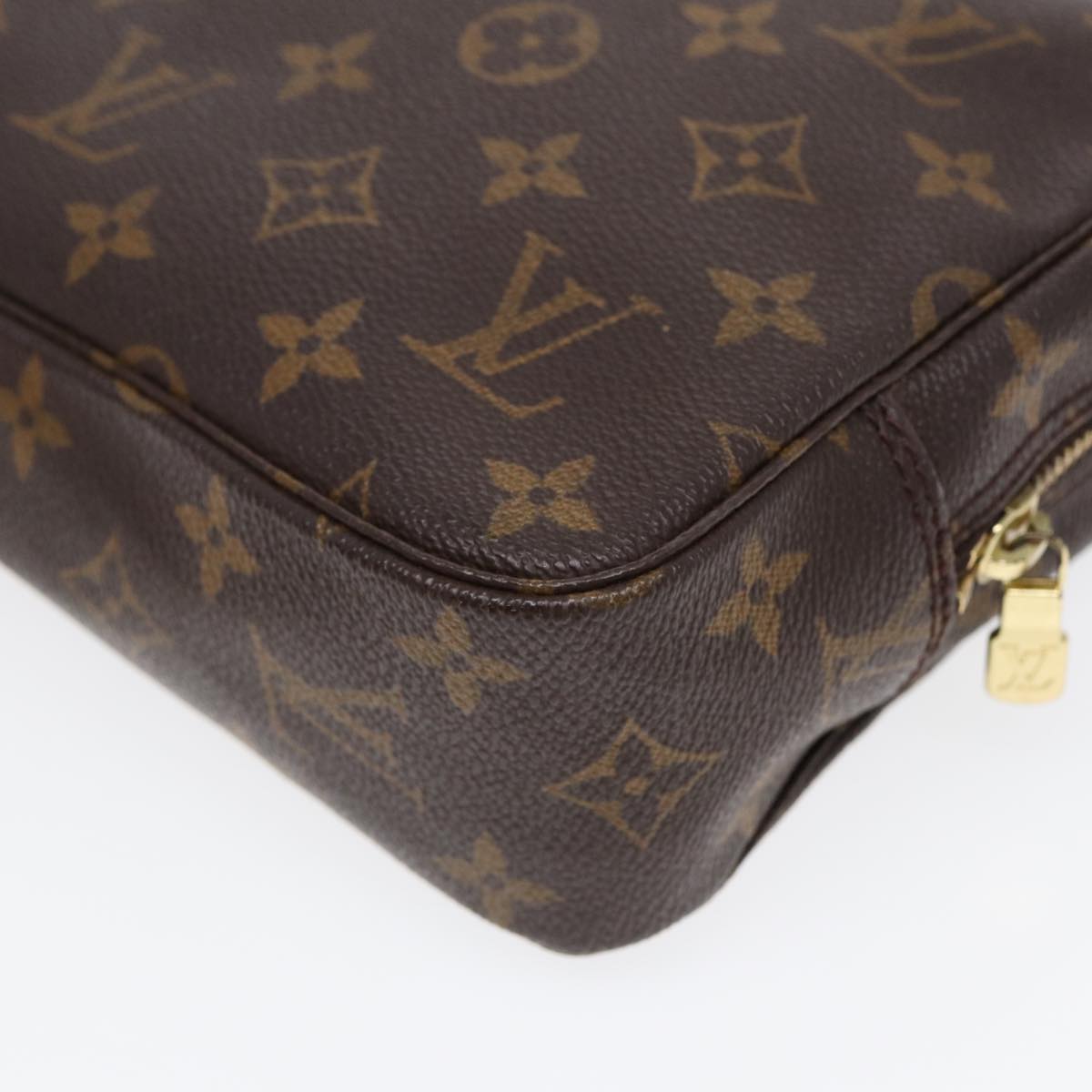 LOUIS VUITTON Monogram Trousse Toilette 23 Clutch Bag M47524 LV Auth 88802