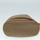 GUCCI Micro GG Supreme Web Sherry Line Shoulder Bag PVC Brown Gold Auth 88809-5