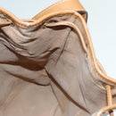 GUCCI Micro GG Supreme Web Sherry Line Shoulder Bag PVC Brown Gold Auth 88809-21