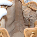 GUCCI Micro GG Supreme Web Sherry Line Shoulder Bag PVC Brown Gold Auth 88809-22