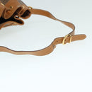 GUCCI Micro GG Supreme Web Sherry Line Shoulder Bag PVC Brown Gold Auth 88809-9