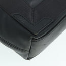 BALENCIAGA Navy Cabas XS Hand Bag Leather 2way Gray Silver 390346 Auth 88816-12