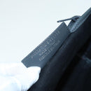 BALENCIAGA Navy Cabas XS Hand Bag Leather 2way Gray Silver 390346 Auth 88816-18