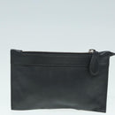 BALENCIAGA Navy Cabas XS Hand Bag Leather 2way Gray Silver 390346 Auth 88816-20