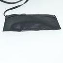 BALENCIAGA Navy Cabas XS Hand Bag Leather 2way Gray Silver 390346 Auth 88816-23