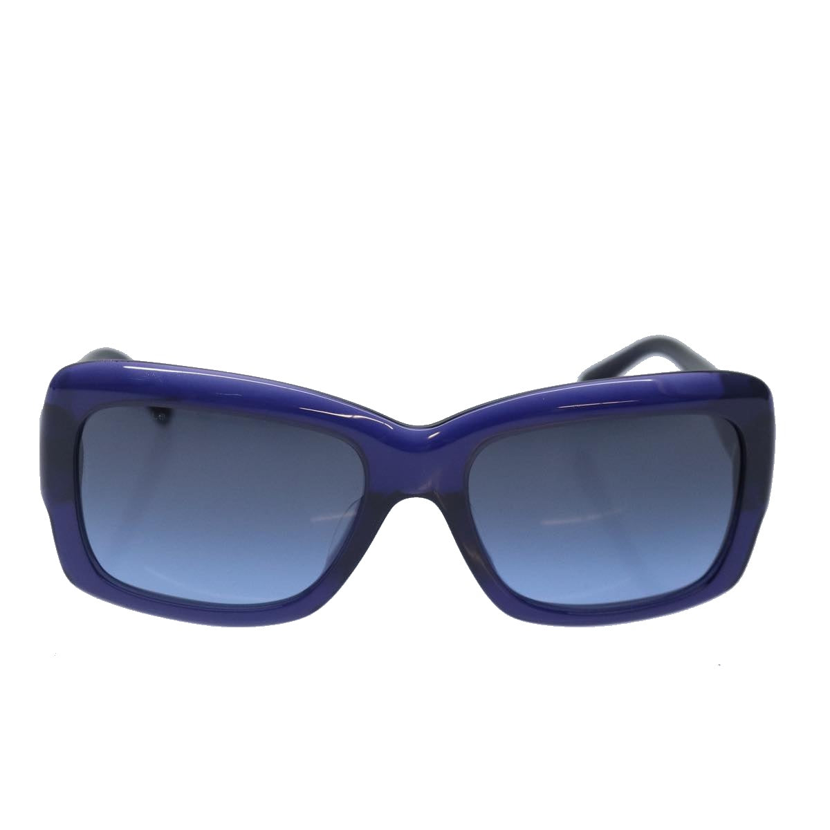 CHANEL Sunglasses plastic Blue CC Auth 88856 - 0