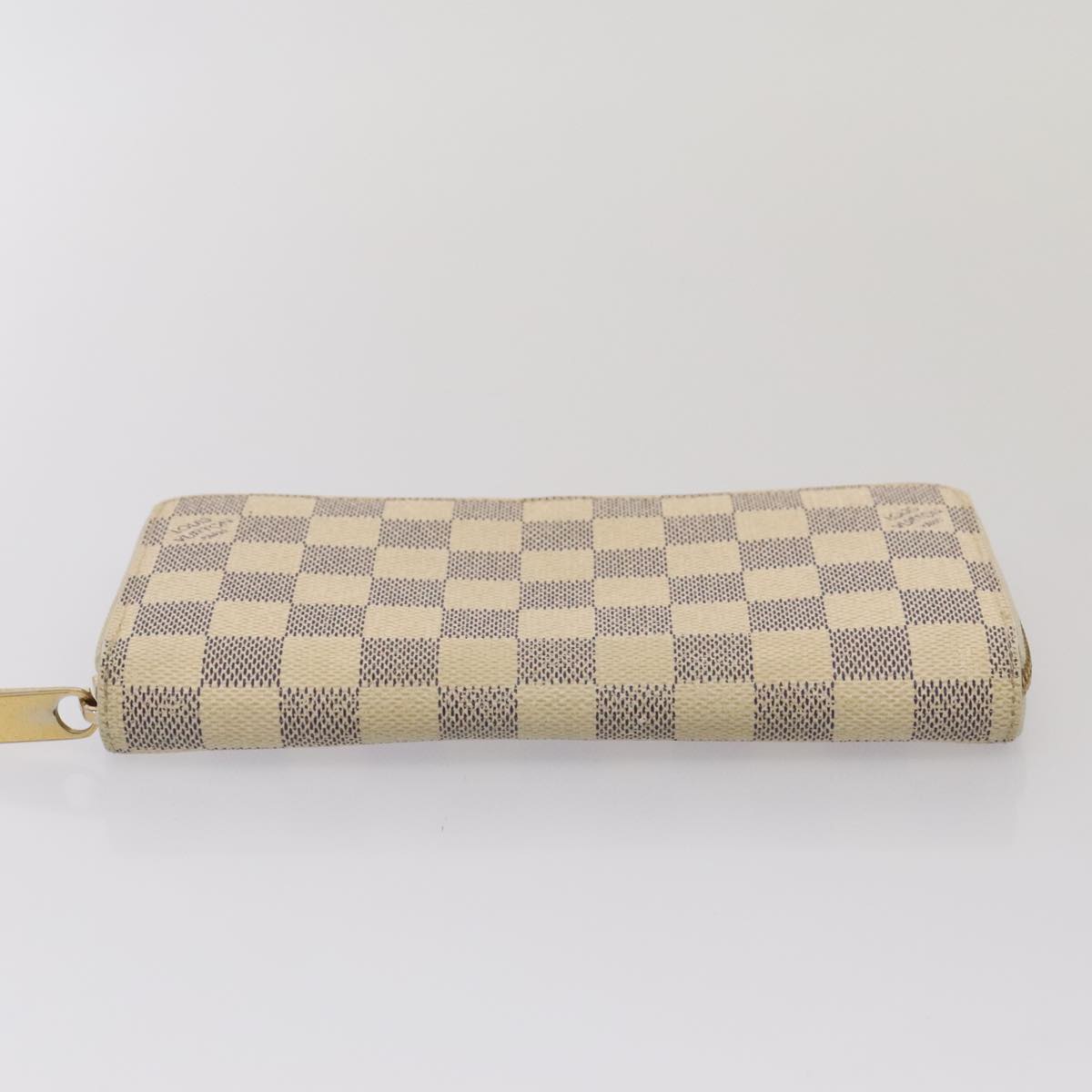 LOUIS VUITTON Damier Azur Zippy Wallet Long Wallet N60019 LV Auth 88871