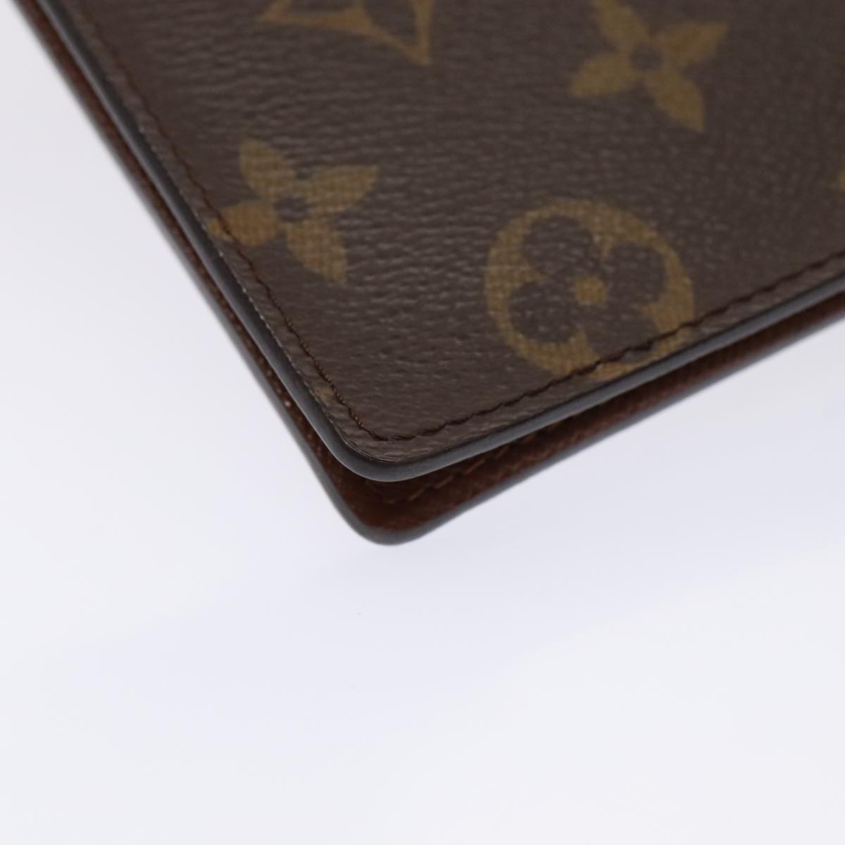 LOUIS VUITTON Monogram Porte Valeurs Cartes Credit Wallet M61823 LV Auth 88877